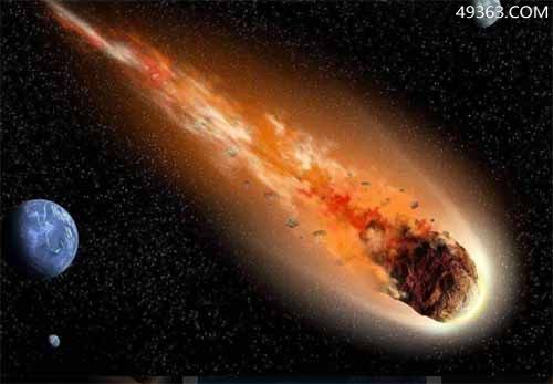 一颗三次改变颜色流星