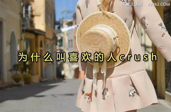 为什么叫喜欢的人crush，crush和暧昧的区别