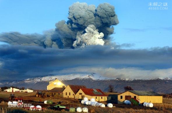 冰岛火山大爆发