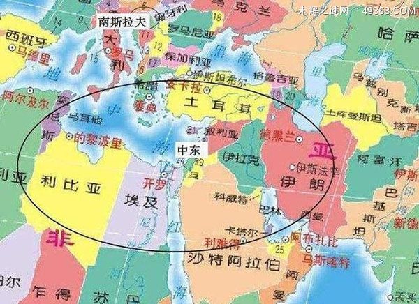 中东地区有哪些是阿拉伯国家，有那些不是阿拉伯国家