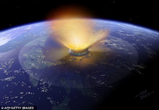 科学家称小行星碰撞地球3.3万年后恐龙灭绝